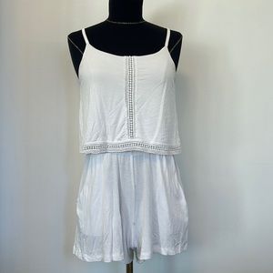 Saks Fifth Avenue White Romper Size XS